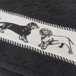 DDDDD Saar - 2x Theedoek & 2x Keukendoek - Black -Keuken Accessoires Verkoop 1200x1200 775