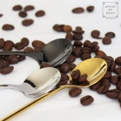 House Of Husk® Theelepels Set - Theelepeltjes - Koffielepels - Koffielepeltjes - RVS - 13cm - 12 Stuks - Zwart -Keuken Accessoires Verkoop 1200x1200 840