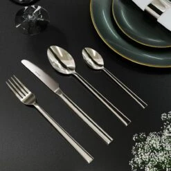 Nevana Bestekset - 24 Delig - 18/10 Edelstaal - Bestek - Lepels, Messen, Vorken -Keuken Accessoires Verkoop 1200x1200 865