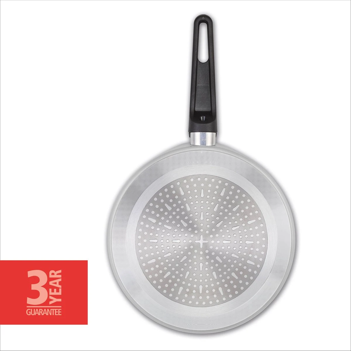 BRABANTIA INDU+ Pannenkoekenpan - Keramische Antiaanbaklaag - Ø 24 Cm - Inductie - Pfas Vrij 4 BRABANTIA INDU+ Pannenkoekenpan - Keramische Antiaanbaklaag - Ø 24 Cm - Inductie - Pfas Vrij - Afbeelding 2