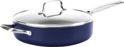 Blue Diamond – Sauteerpan Inclusief Deksel – Hapjespan – 28 Cm - Coating Met Diamant - Blauw -Keuken Accessoires Verkoop 1200x455