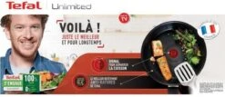 Tefal Unlimited + Induction Hoogwaardig Titanium Koekenpan - 28 Cm -Keuken Accessoires Verkoop 1200x521