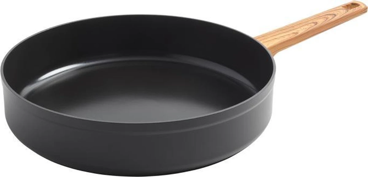 Gero Mark Hapjespan Met Deksel Ø 28 Cm - Aluminium - Inductie - PFAS-vrij 8 Gero Mark Hapjespan Met Deksel Ø 28 Cm - Aluminium - Inductie - PFAS-vrij - Afbeelding 6