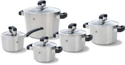 BK Conical Cool Glas Pannenset - 5-delig - Glazen Deksels - Geschikt Voor Alle Warmtebronnen -Keuken Accessoires Verkoop 1200x620 2