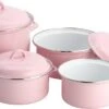 Lite-Body Pannenset 4-delig - Emaille - Roze -Keuken Accessoires Verkoop 1200x631