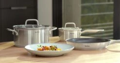 Tefal Virtuoso Pannenset 4-delig - Kookpan Ø 16/20/24 Cm + Steelpan Ø 16 Cm -Keuken Accessoires Verkoop 1200x633