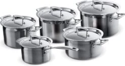 Le Creuset RVS Kookpan 18cm / 20cm / 24cm + Lage Kookpan 20cm + Steelpan 16cm -Keuken Accessoires Verkoop 1200x634 1