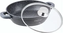 Cheffinger 28cm Lage Kookpot / Braadpan - CF-SC28 -Keuken Accessoires Verkoop 1200x637