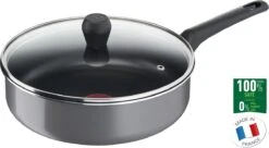 Tefal Easy Plus Hapjespan - Ø 24 Cm + Deksel - Niet Geschikt Voor Inductie