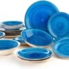 Quid | 18-delige Bordenset | Aardenwerk Bordenset | Vita Azul | Blauw -Keuken Accessoires Verkoop 1200x672 2
