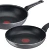 Tefal Easy Plus Pannenset - Koekenpan Ø 24 Cm + Wokpan Ø 28 Cm - Niet Geschikt Voor Inductie -Keuken Accessoires Verkoop 1200x735