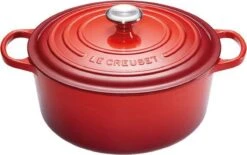 Le Creuset Signature Braadpan - 4,2 L - 24 Cm - Kersenrood -Keuken Accessoires Verkoop 1200x753 3