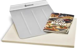 Burnhard Pizzasteen 38 X 30 X 1,5 Cm + Pizzaschep 27 Burnhard Pizzasteen 38 X 30 X 1,5 Cm + Pizzaschep -Keuken Accessoires Verkoop 1200x759 1