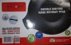 Royalty Line Marble Coating Wok - Met Glazen Deksel - Zwart - 30 Cm 12 Royalty Line Marble Coating Wok - Met Glazen Deksel - Zwart - 30 Cm -Keuken Accessoires Verkoop 1200x763 1