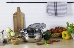 Edënbërg Classic Line - Japanse Frituurpan Met Thermometer - 3.4 Liter - Friteuse/Frituurpot RVS -Keuken Accessoires Verkoop 1200x783 2