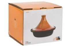 Cosy & Trendy Tajine Zwart / Oranje - Gietijzeren Schaal - Ø25cm - Geschikt Voor Inductie -Keuken Accessoires Verkoop 1200x799 15