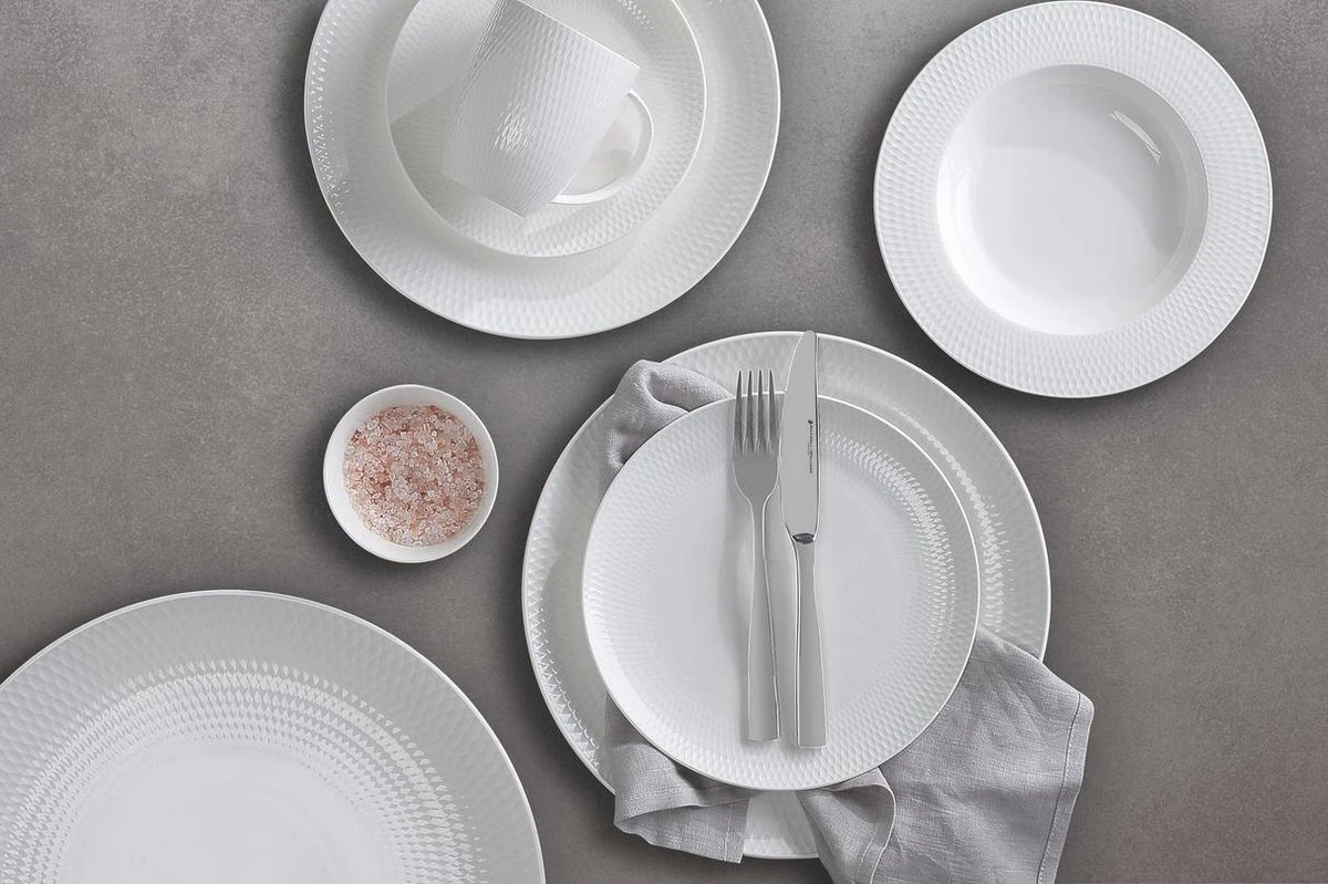 Maxwell & Williams Diamonds Round - Serviesset 30-delig 4 Maxwell & Williams Diamonds Round - Serviesset 30-delig - Afbeelding 2