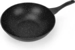 Swiss Pro+ Wokpan - Met Glazen Deksel - 28cm - Zwart -Keuken Accessoires Verkoop 1200x805 4