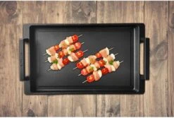 Eurolux Teppanyaki Plaat Met Grepen - 41 X 24 X 2.5 Cm - Zwart - Aluminium - Geschikt Voor Alle Warmtebronnen -Keuken Accessoires Verkoop 1200x809 1