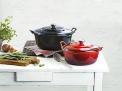 Le Creuset Braadpan Faitout Tradition Kersenrood - ø 24 Cm / 3 Liter -Keuken Accessoires Verkoop 1200x898 1