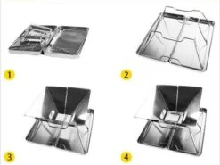 United Entertainment - Opvouwbare Houtskoolbarbecue - RVS - Met Koffer En Draagtas -Keuken Accessoires Verkoop 1200x900 92