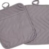 Roegaarden Pannenlappen - Pannenlap - 2 Stuks - Met Insteekvakken - Grijs -Keuken Accessoires Verkoop 1200x908 1