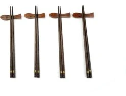 Asiansticks - Luxe Houten Chopsticks Met Houder - Sushiset Voor 4 Personen - Cadeauset -Keuken Accessoires Verkoop 1200x912 3