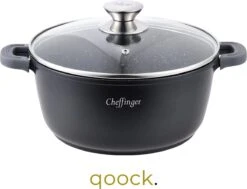 Cheffinger Cooking | Braadpan Met Deksel | 28cm | Alle Warmtebronnen |DC28