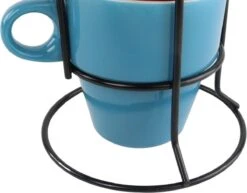 Orange85 Koffiekopjes - Met Houder - Set Van 6 - Gekleurd - 300 Ml - Keramiek -Keuken Accessoires Verkoop 1200x936