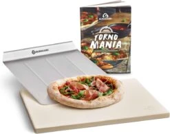 Burnhard Pizzasteen 38 X 30 X 1,5 Cm + Pizzaschep 30 Burnhard Pizzasteen 38 X 30 X 1,5 Cm + Pizzaschep -Keuken Accessoires Verkoop 1200x949 1