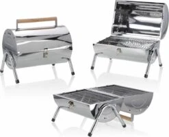 BBQ Collection Houtskoolbarbecue - Cilinder - Chroom 24 BBQ Collection Houtskoolbarbecue - Cilinder - Chroom -Keuken Accessoires Verkoop 1200x972 4