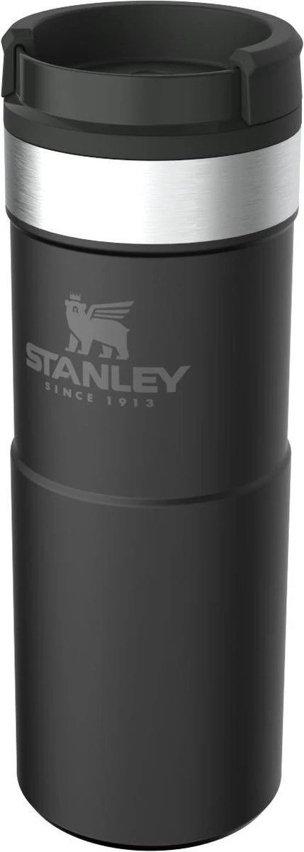 Stanley The NeverLeak™ Travel Mug 0,35L NEW - Thermosfles - Matt Black 7 Stanley The NeverLeak™ Travel Mug 0,35L NEW - Thermosfles - Matt Black - Afbeelding 5