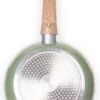 Just Vegan Koekenpan ECO Met Afneembaar Handvat 20 Cm Aluminium Groen -Keuken Accessoires Verkoop 668x1200