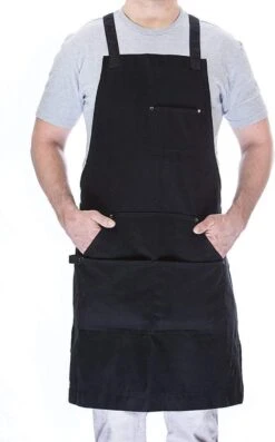 BBQ Schort - Professioneel - Schort - Zwart - Keukenschort - Kwaliteit - Garantie - 68 Cm X 86 Cm -Keuken Accessoires Verkoop 746x1200 1