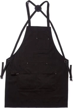 BBQ Schort - Professioneel - Schort - Zwart - Keukenschort - Kwaliteit - Garantie - 68 Cm X 86 Cm -Keuken Accessoires Verkoop 811x1200