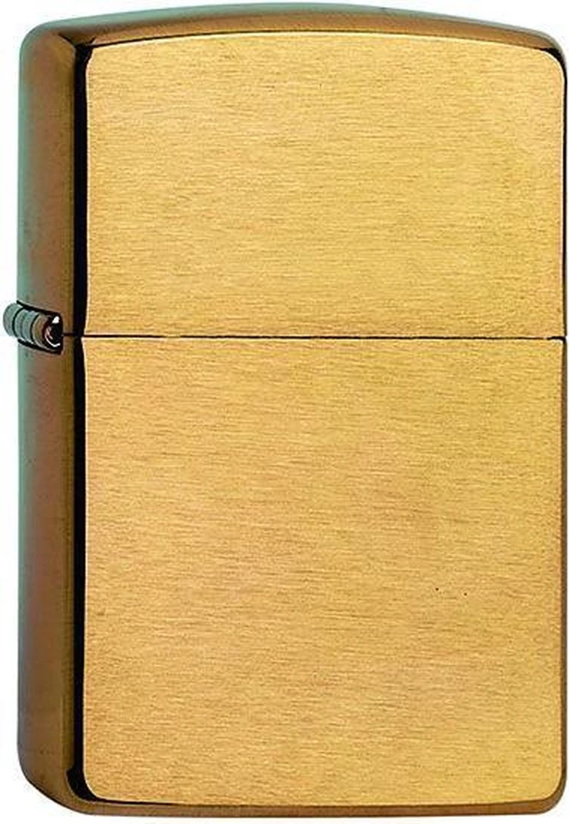 Aansteker Zippo Brushed Brass 3 Aansteker Zippo Brushed Brass