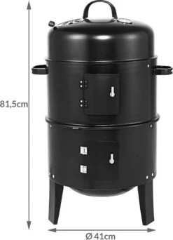 Merkloos Monzana Barbecue-ROKER-Grill-Oven -Keuken Accessoires Verkoop 867x1200 2