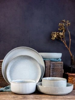 Selinex Stoneware - Serviesset - Grijs - 16 Delig 4 Persoons - CADEAUTIP - CADEAU -Keuken Accessoires Verkoop 900x1200 7