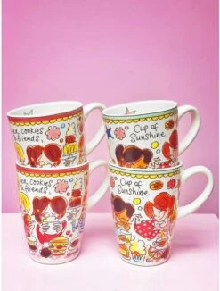 Blond Amsterdam Even Bijkletsen Beker XL 500 Ml - Mint Rand -Keuken Accessoires Verkoop 910x1200 1