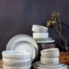 Selinex Stoneware - Serviesset - Grijs - 16 Delig 4 Persoons - CADEAUTIP - CADEAU -Keuken Accessoires Verkoop 919x1200