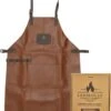 Goodman - BBQ Schort - Echt Leer - Leren Schort Man - Cognac Bruin -Keuken Accessoires Verkoop 938x1200